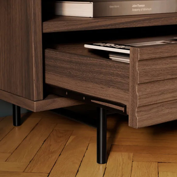 Mango Wood-Effect TV Unit