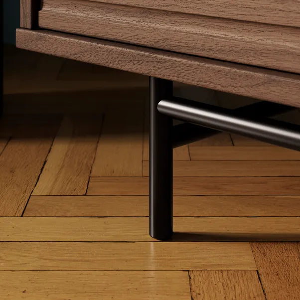 Mango Wood-Effect TV Unit