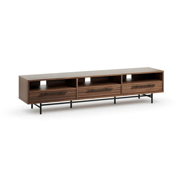 Mango Wood-Effect TV Unit
