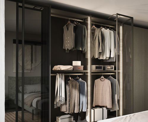 Aura Glass Wardrobe