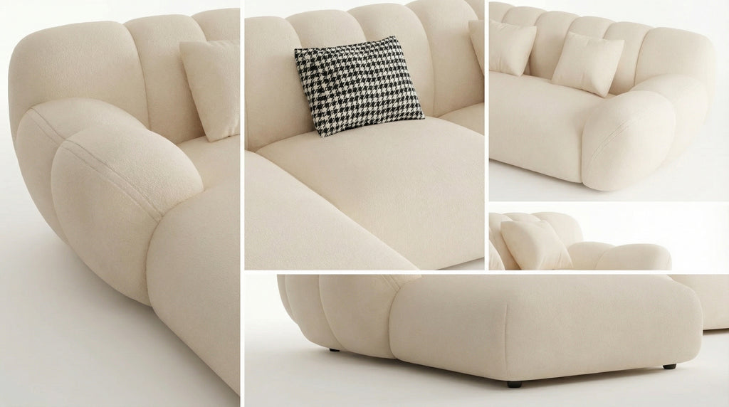 Creamy Lounge Sofa
