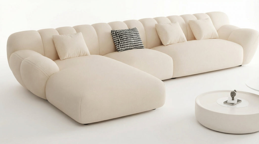Creamy Lounge Sofa