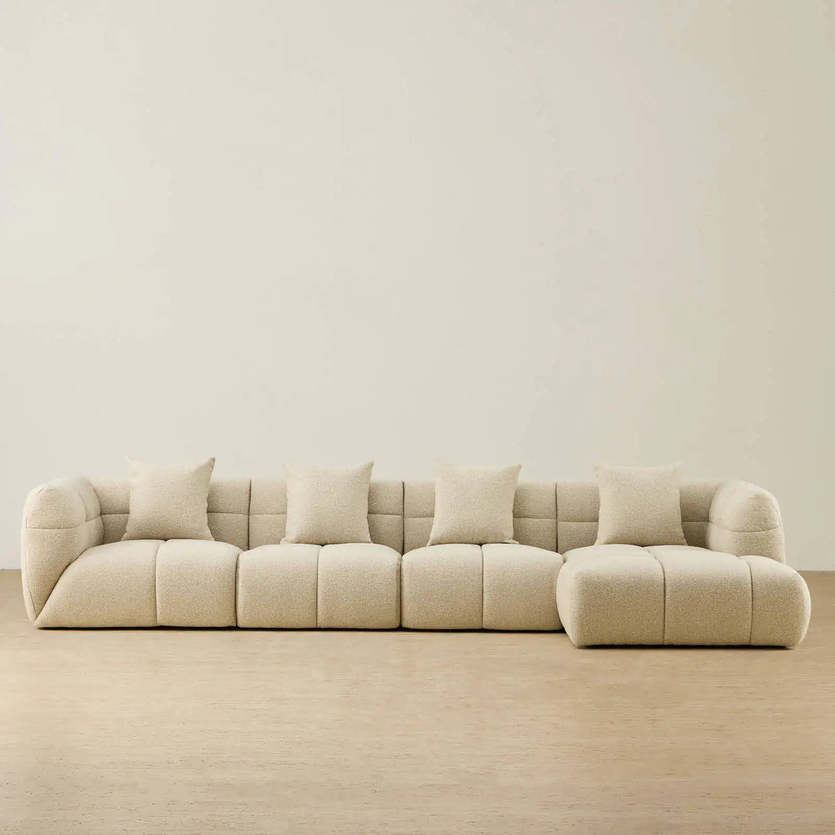 Amity Four-Piece Modular Sofa – Right Chaise — retailer design reference