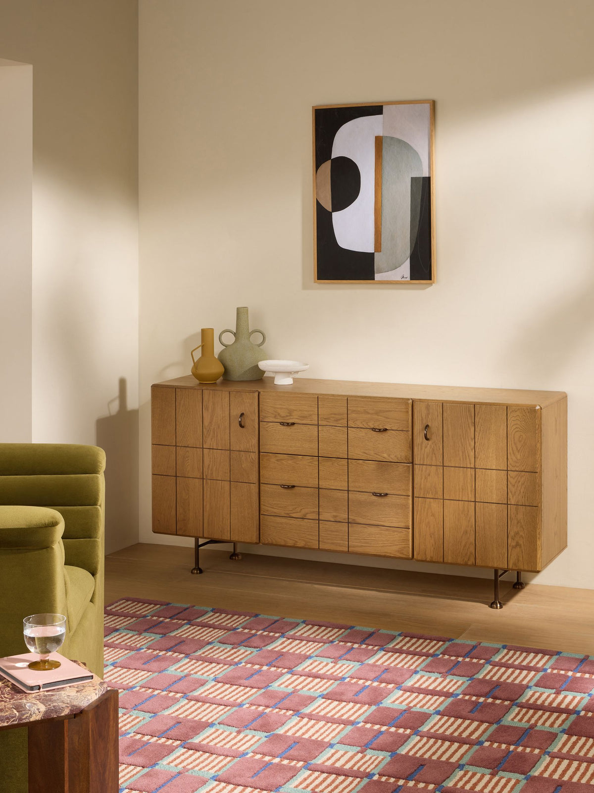 Corin Large Sideboard in Oak – view 1
